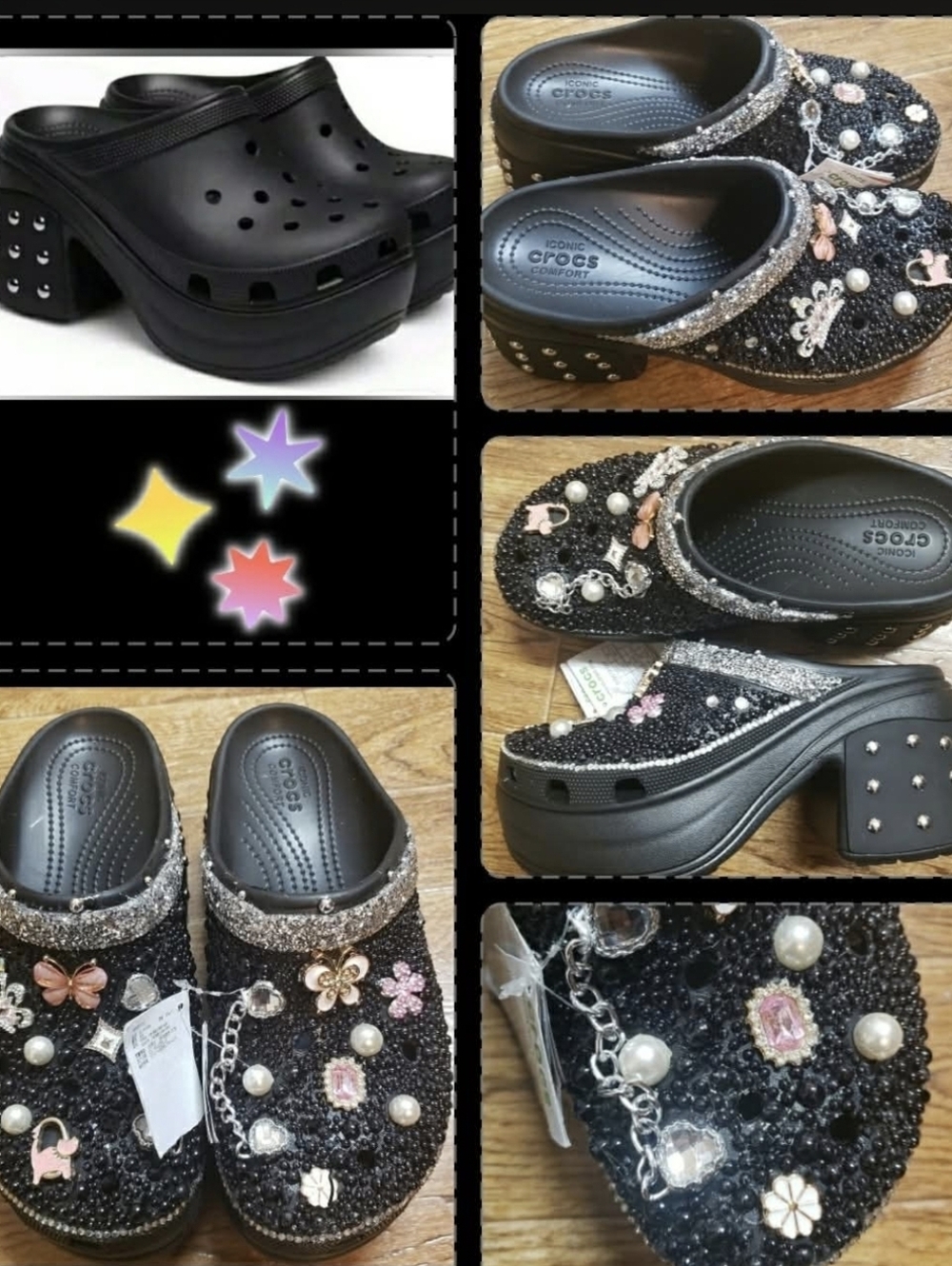CROCS Siren Studded Clogs, Customized. - Picture 13 of 14
